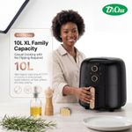 BiChu BiChu-air fryer, 10L large capacity air fryer, multifunctional electric fryer oven, French fries, chicken legs, baking machine air fryer